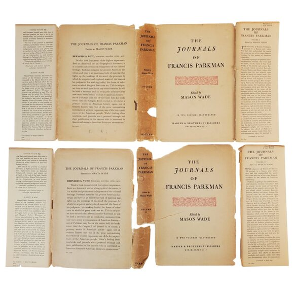 VTG Books. "The Journals of Francis Parkman" In Two Volumes by Mason Wade 1947 - Picture 16 of 16